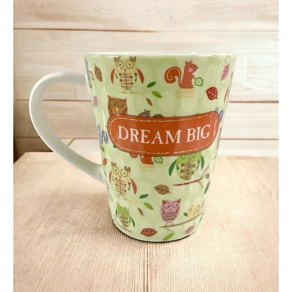 Owl Mug Coffee Cup - Dream Big